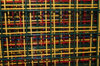 Modular Wire Shelves in a Stack